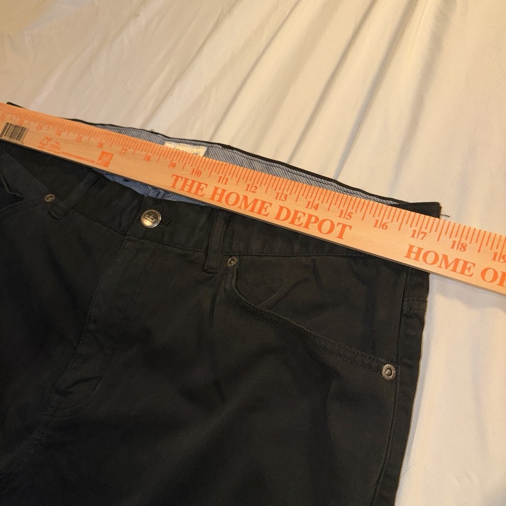 Peter Millar 5 Pocket Black Pants Men's Size 35x30 - Picture 2 of 6